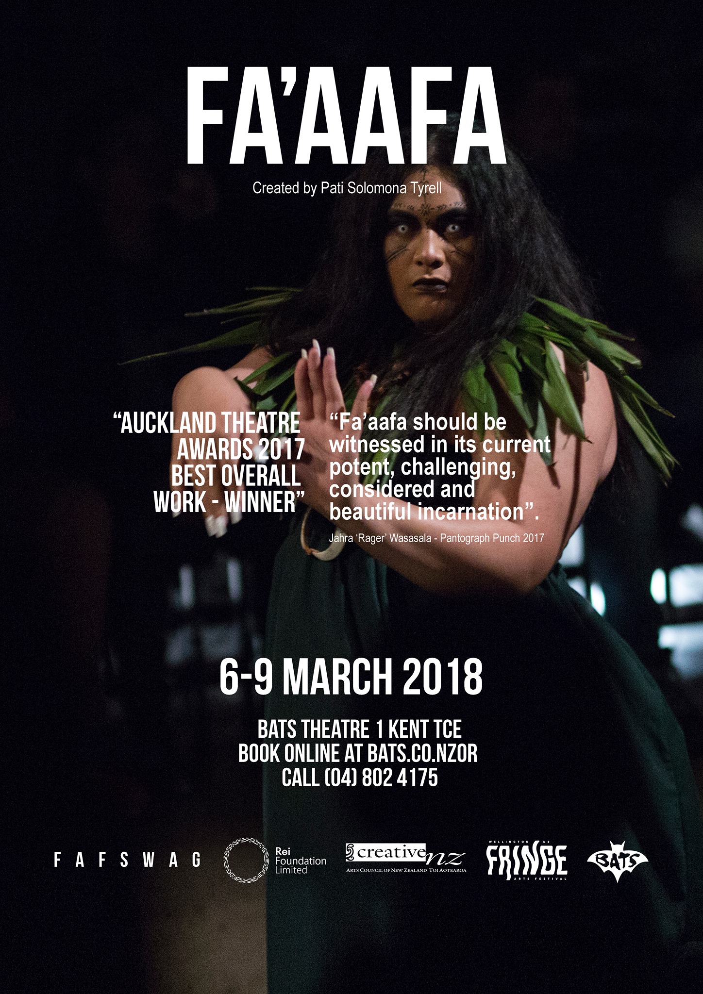 FAFSWAG presents new multimedia theatre work Fa’aafa main image