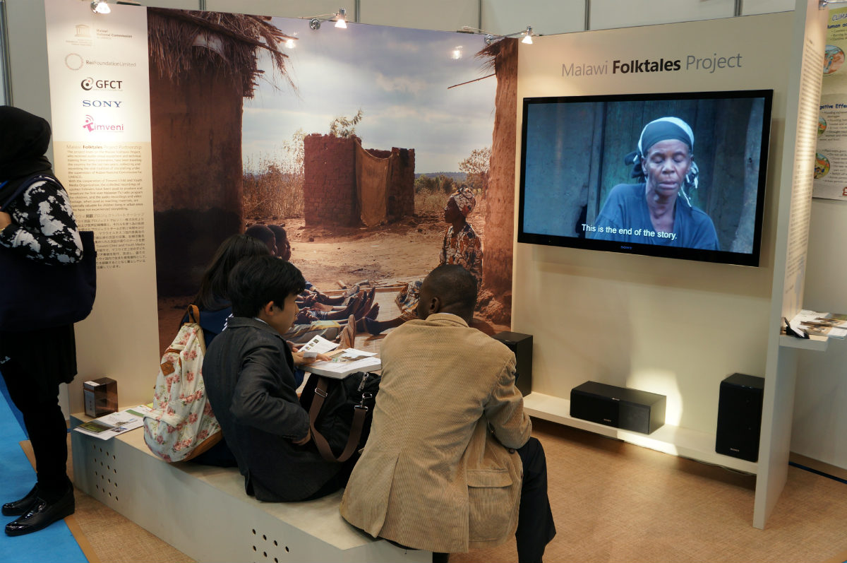 Malawi folktales project shown in Japan main image
